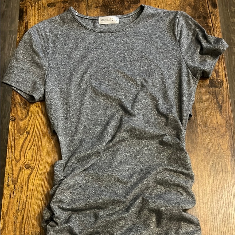Popular Basics Gray Women's Top